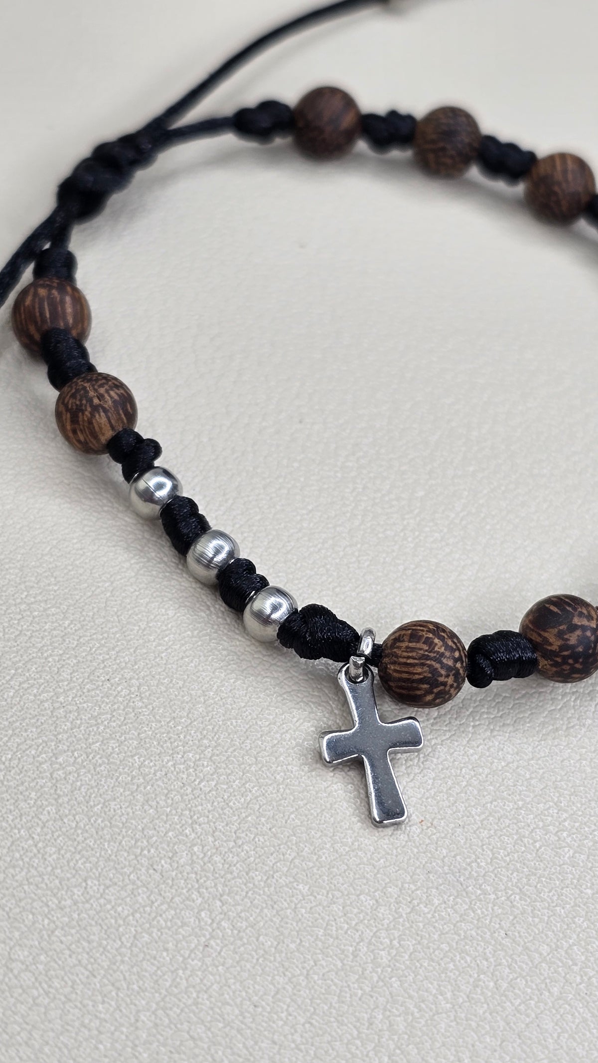 Pulsera Rosario • Negro