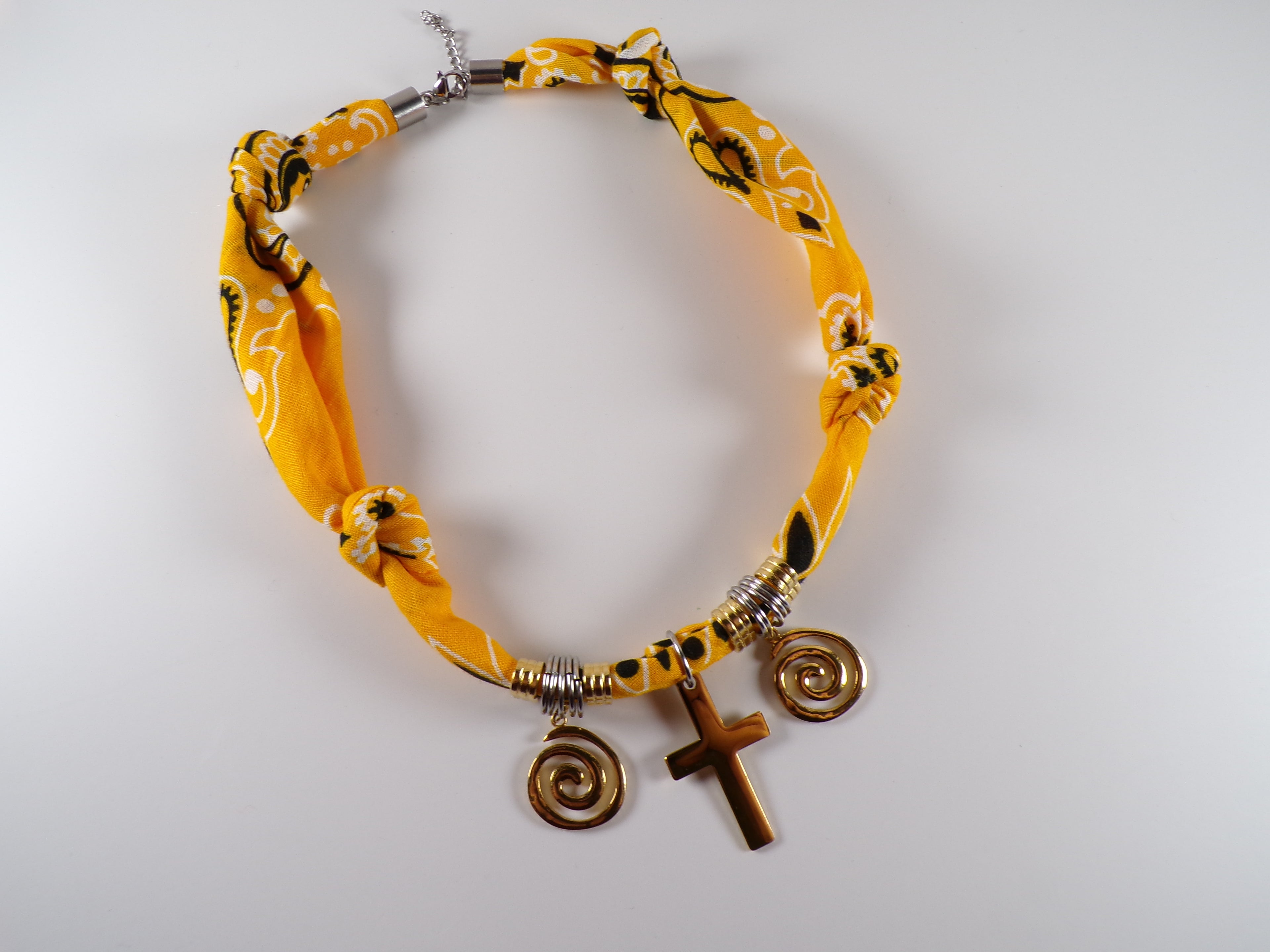 Cross Bandana Necklace
