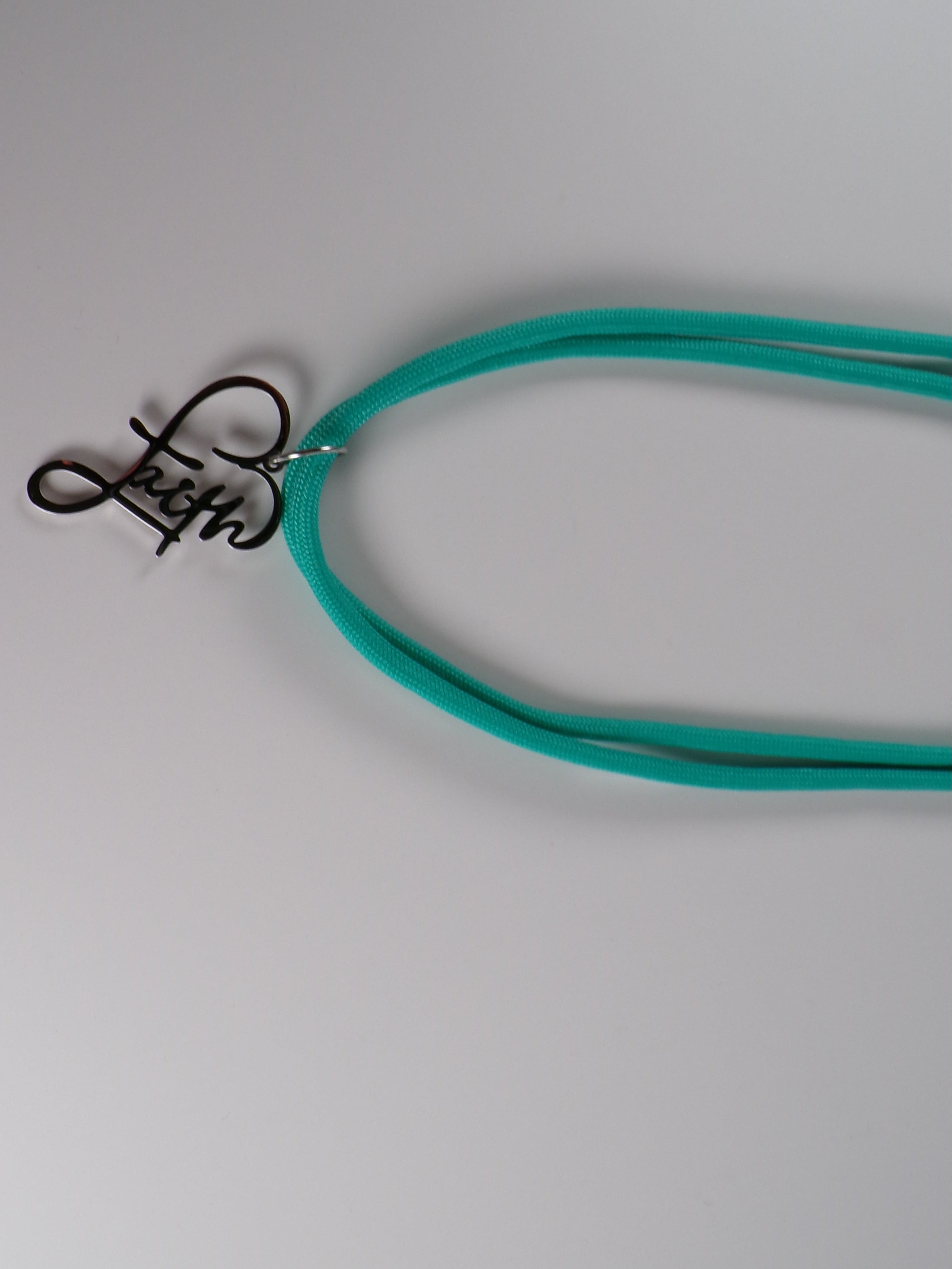 Faith Adjustable Paracord Necklace