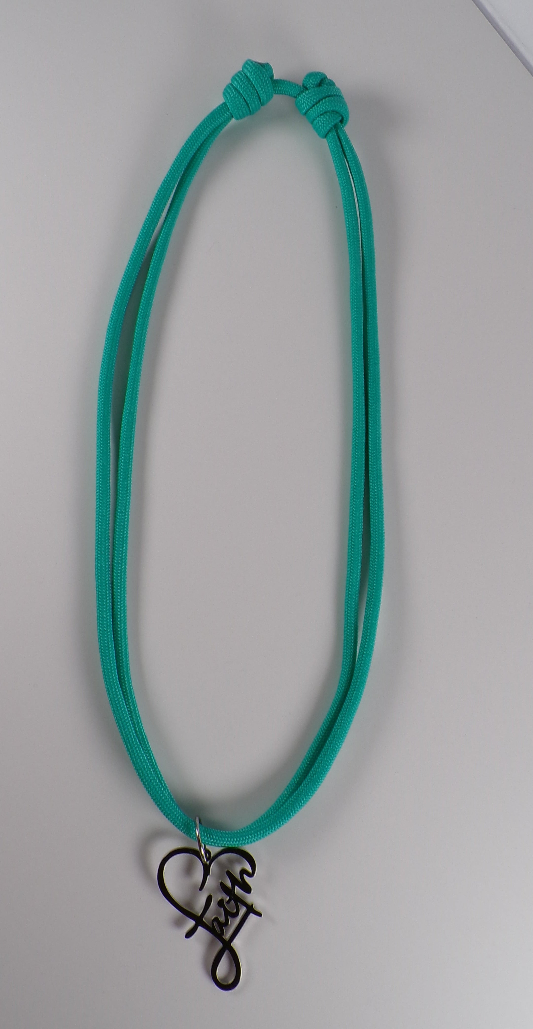 Faith Adjustable Paracord Necklace