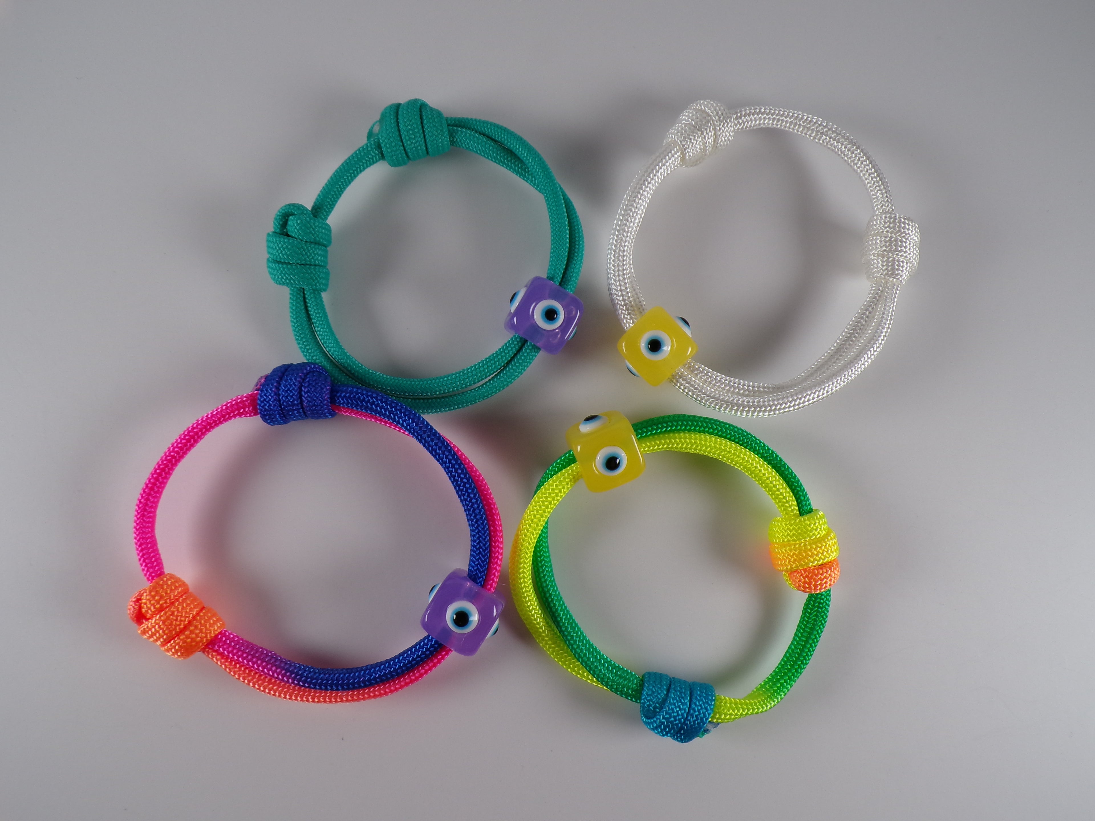 Turkish eye Adjustable Paracord Bracelet