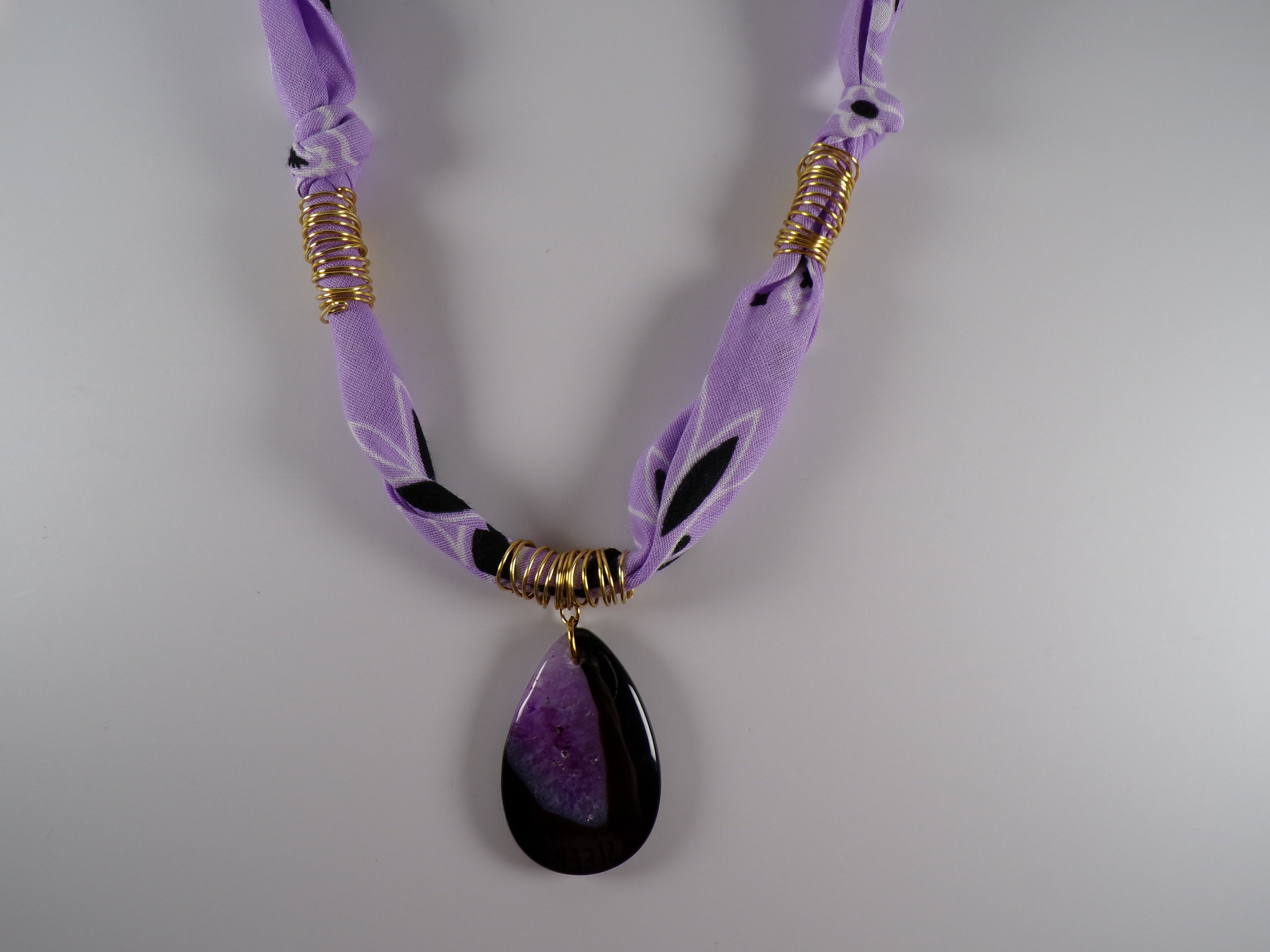 Lila Bandana Necklace
