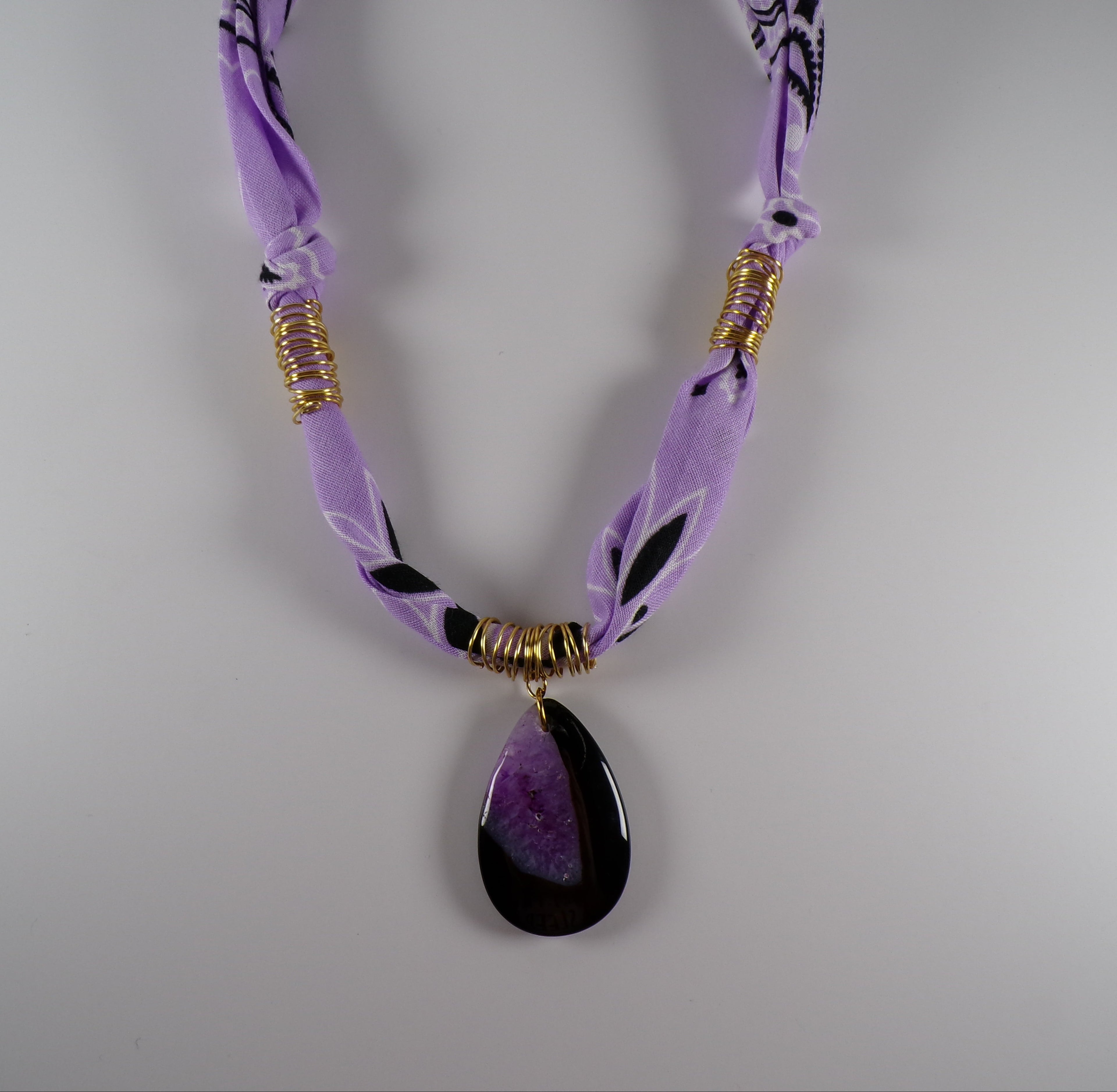 Lila Bandana Necklace