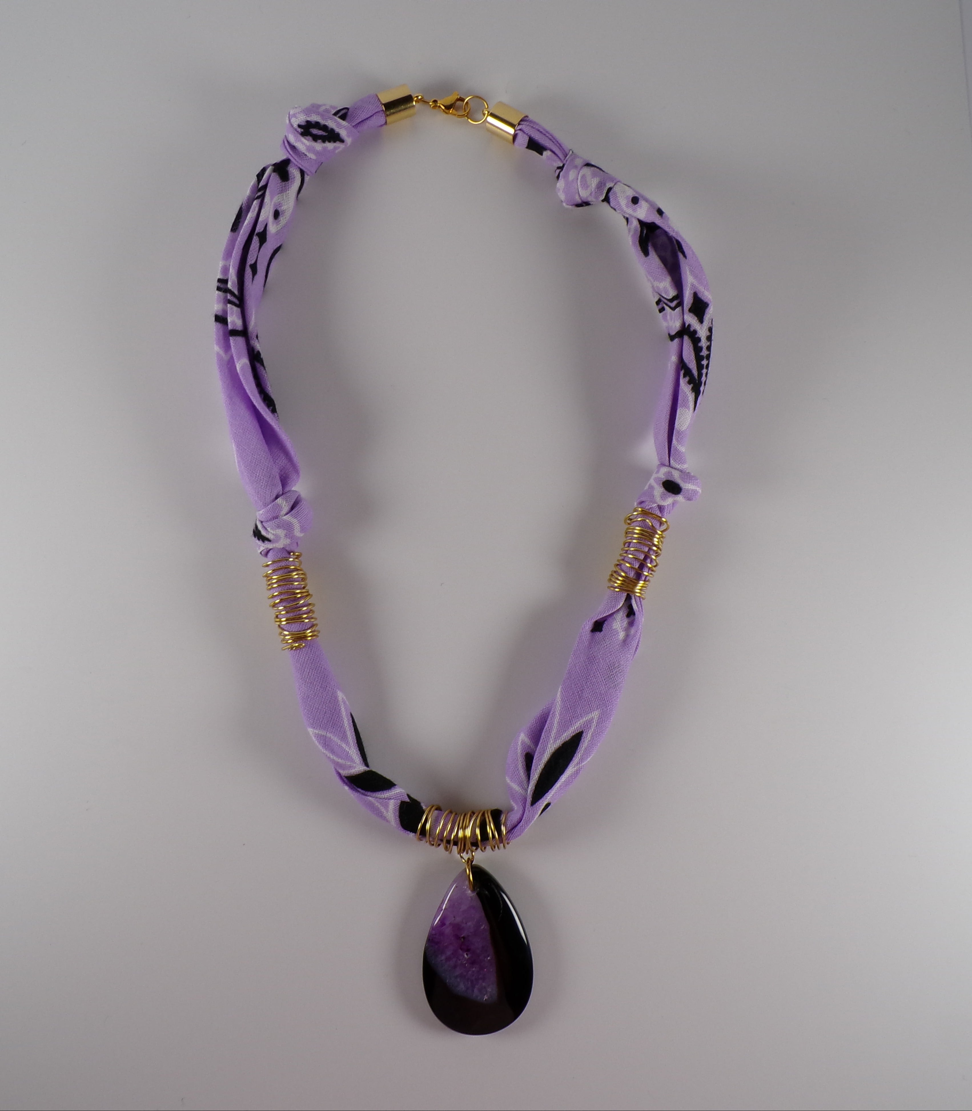Lila Bandana Necklace