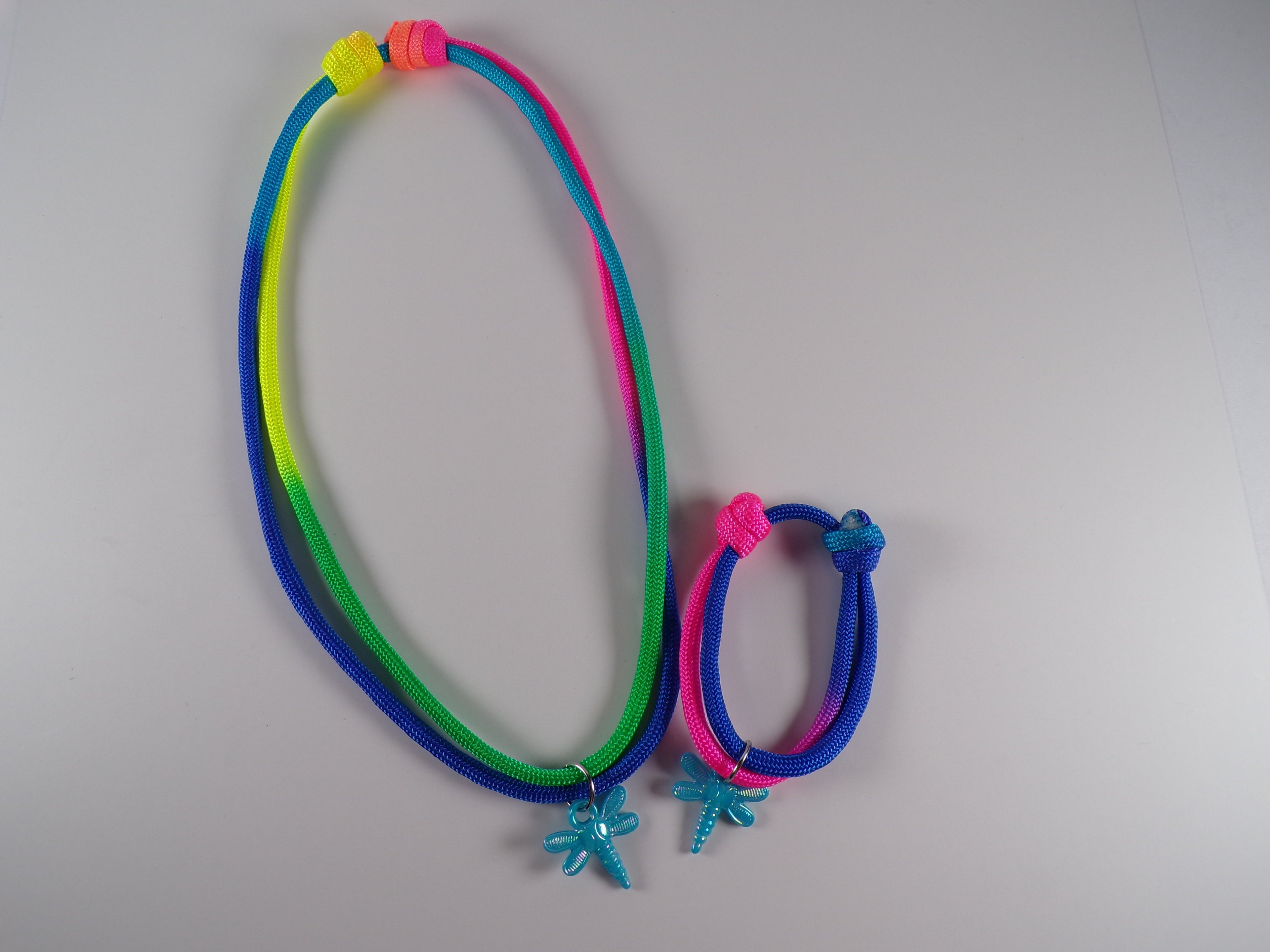 Libélula Adjustable Necklace and Bracelet for girls (varios)