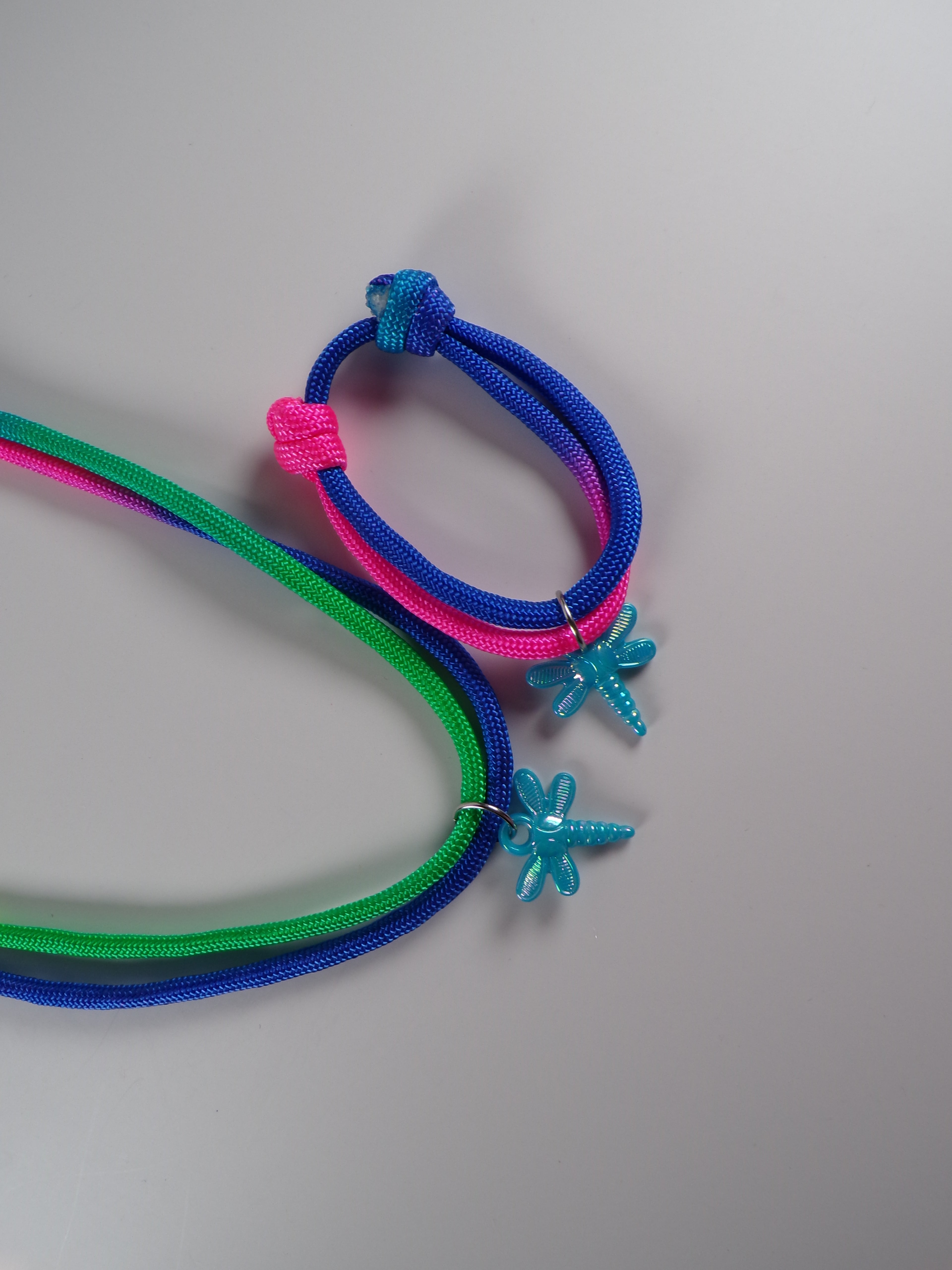 Libélula Adjustable Necklace and Bracelet for girls (varios)