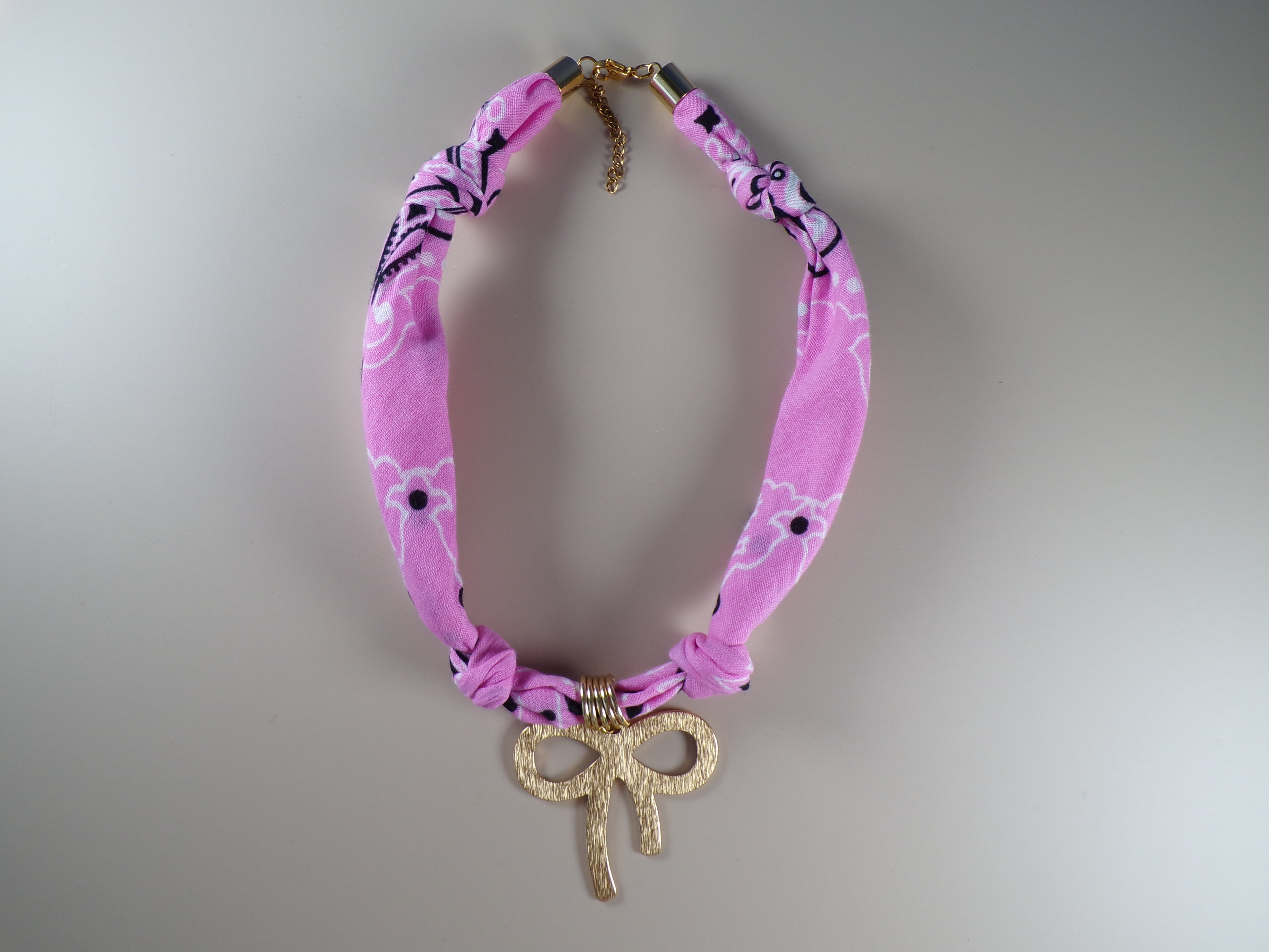 Bow vibes Bandana Necklace