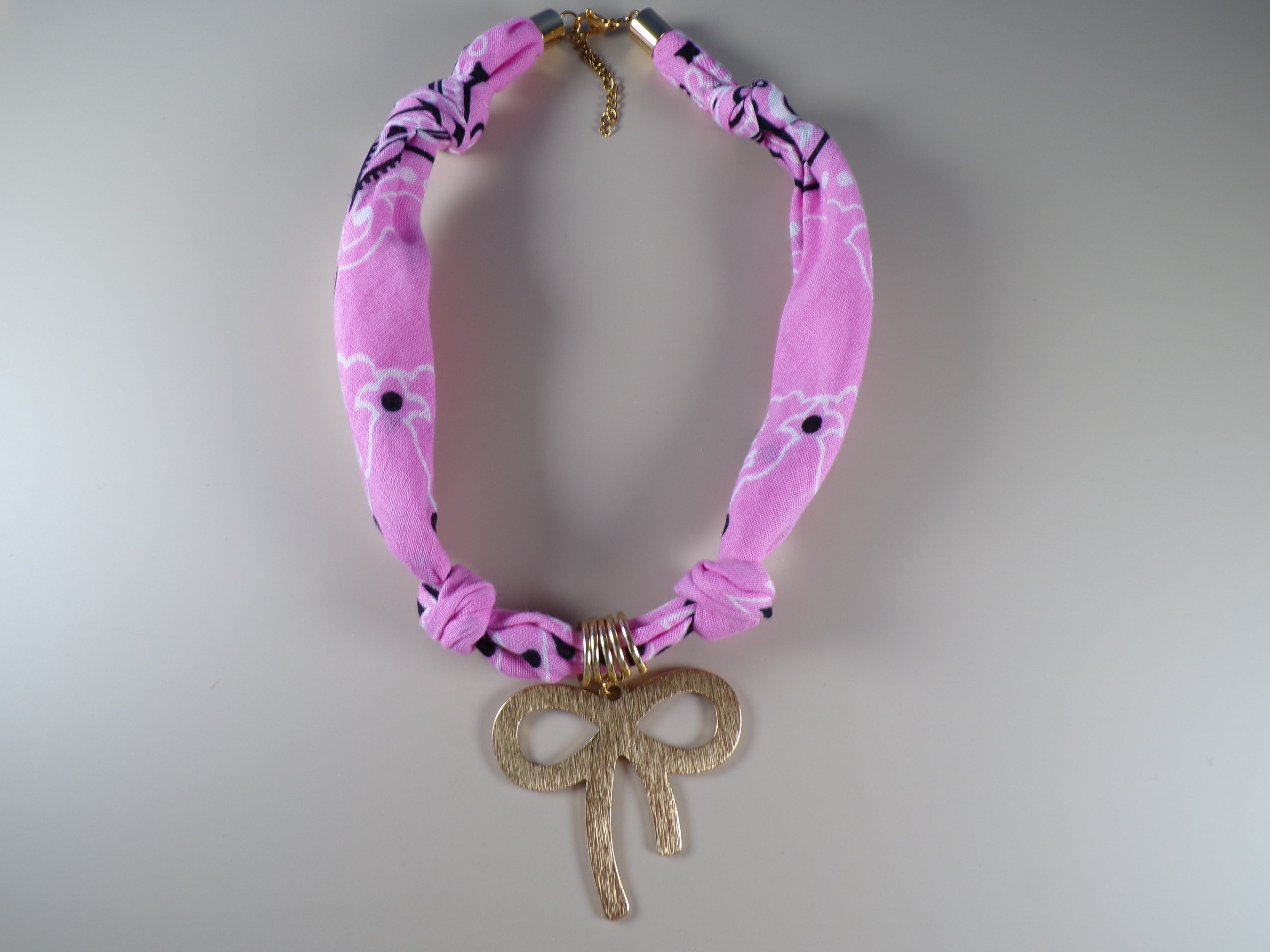 Bow vibes Bandana Necklace