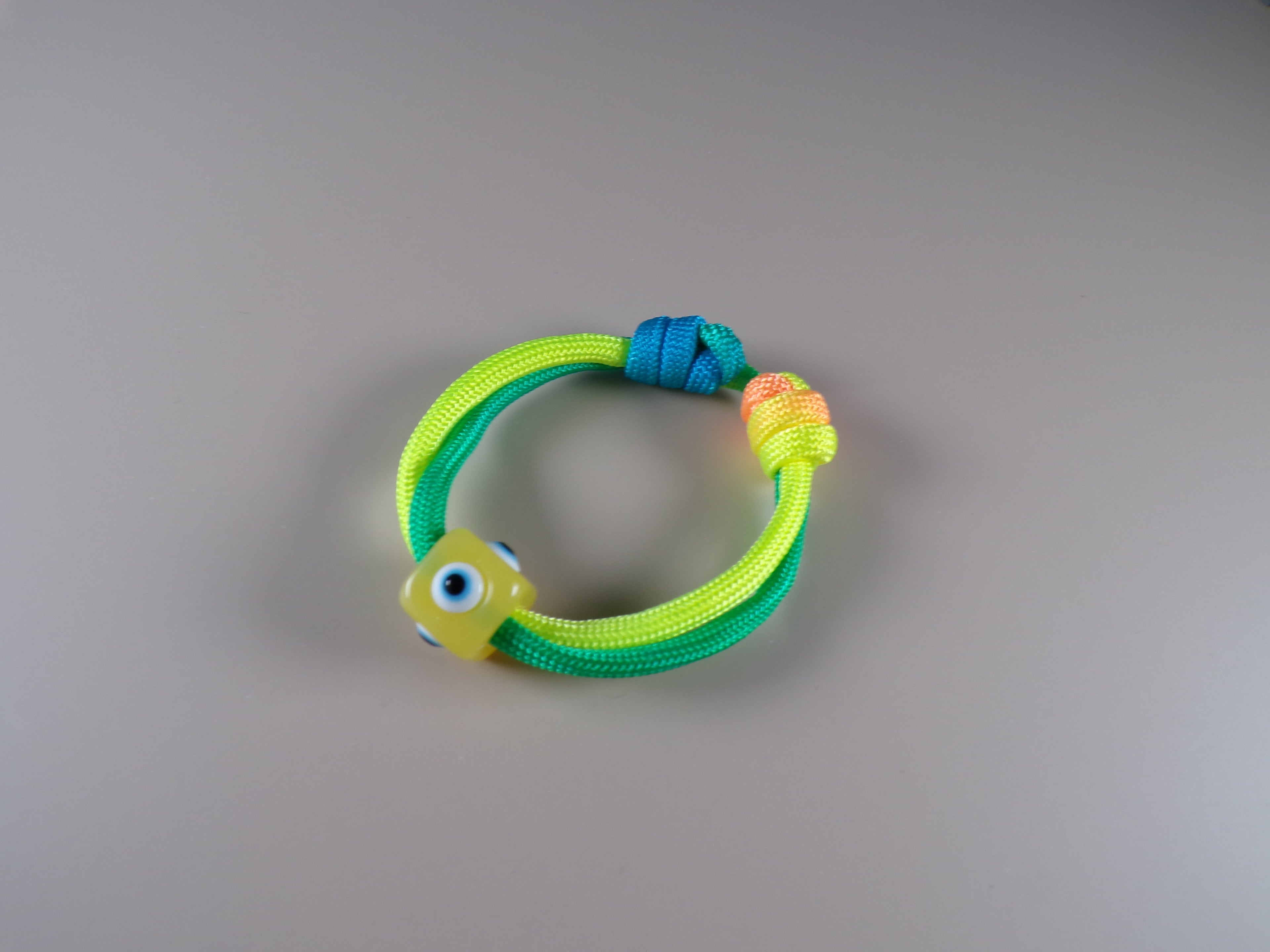 Turkish eye Adjustable Paracord Bracelet