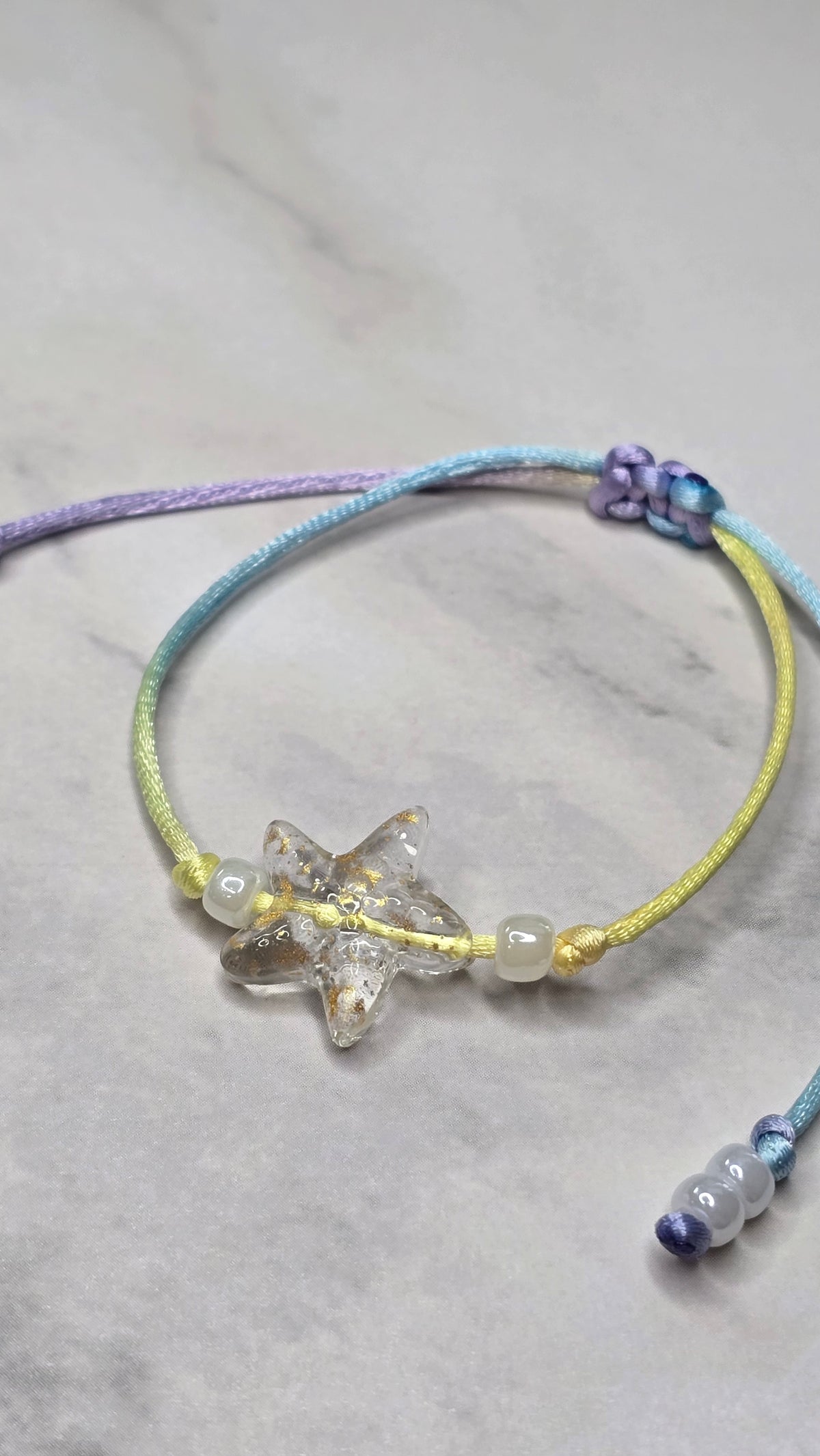Starfish Adjustable Bracelet for girls • Salty Summer Collection 🏖🐚✨️