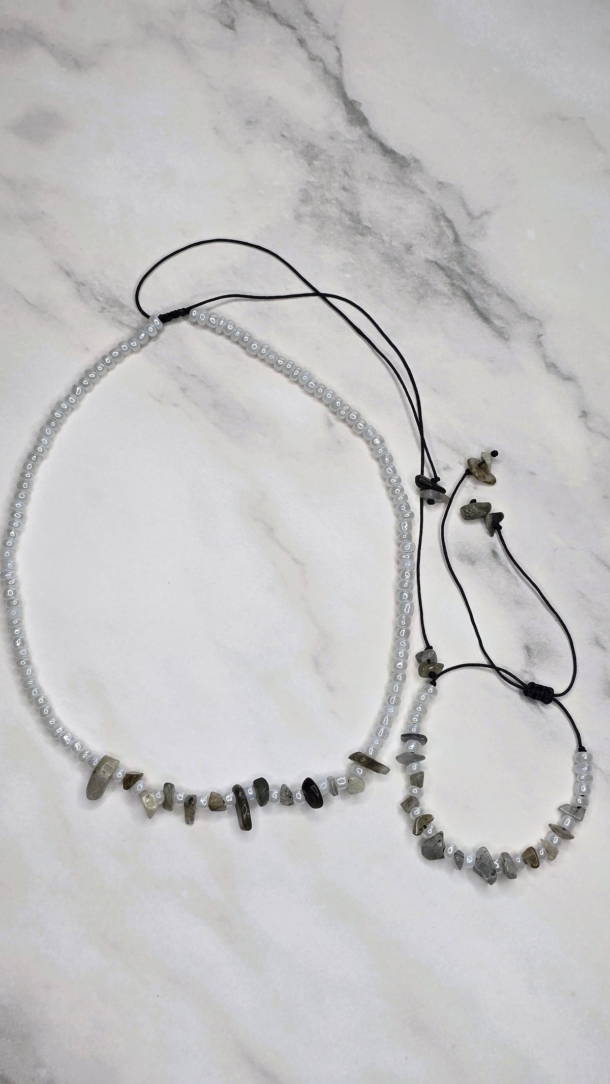Mystic Moon Adjustable Necklace and Bracelet