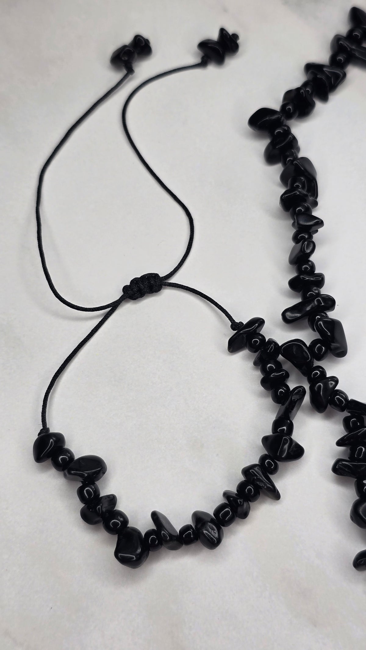 The Blackest Night Adjustable Necklace and Bracelet