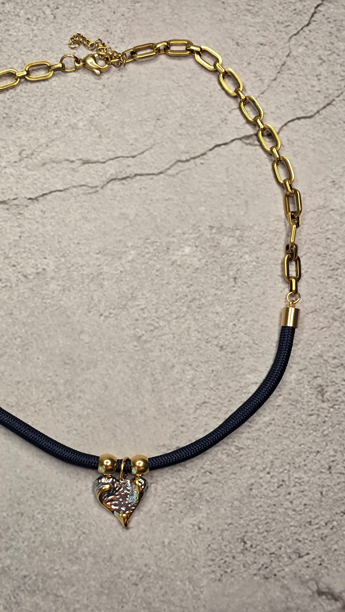 Melted Heart Necklace