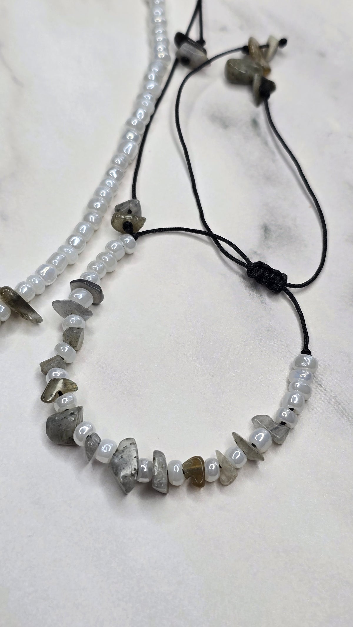 Mystic Moon Adjustable Necklace and Bracelet