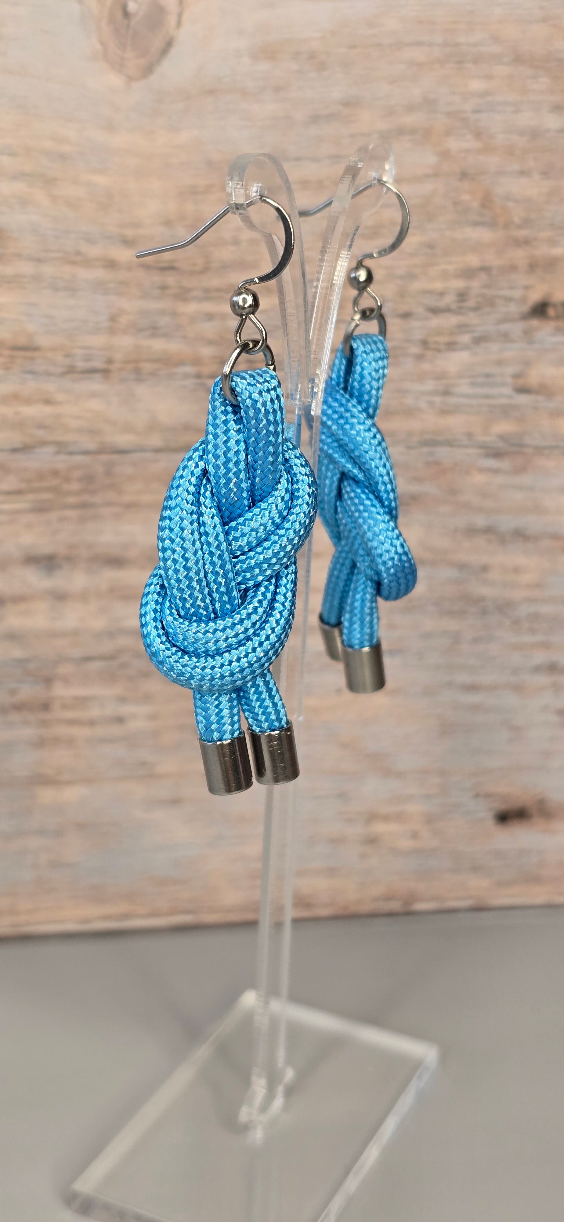Sky blue Sol Paracord Earrings