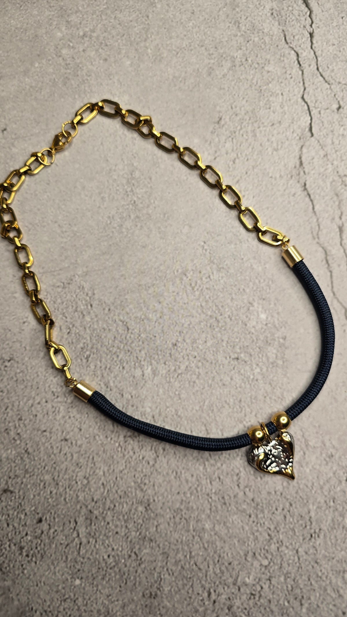 Melted Heart Necklace