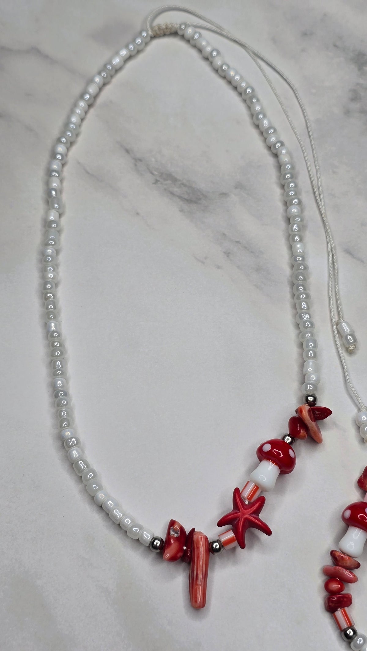 Abstract Adjustable Necklace and Bracelet