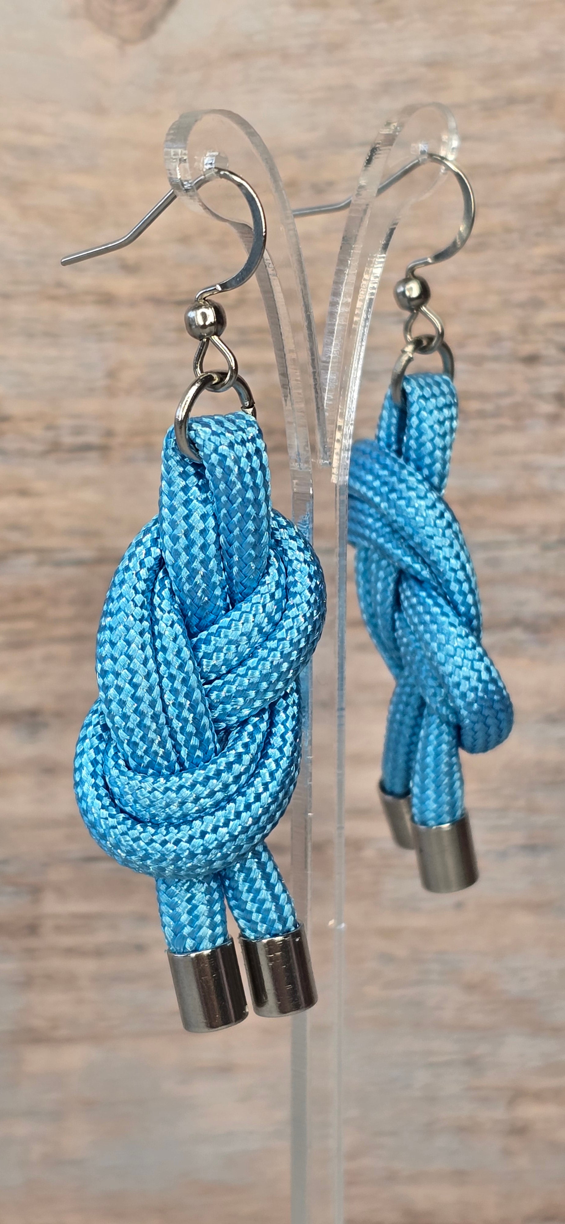 Sky blue Sol Paracord Earrings