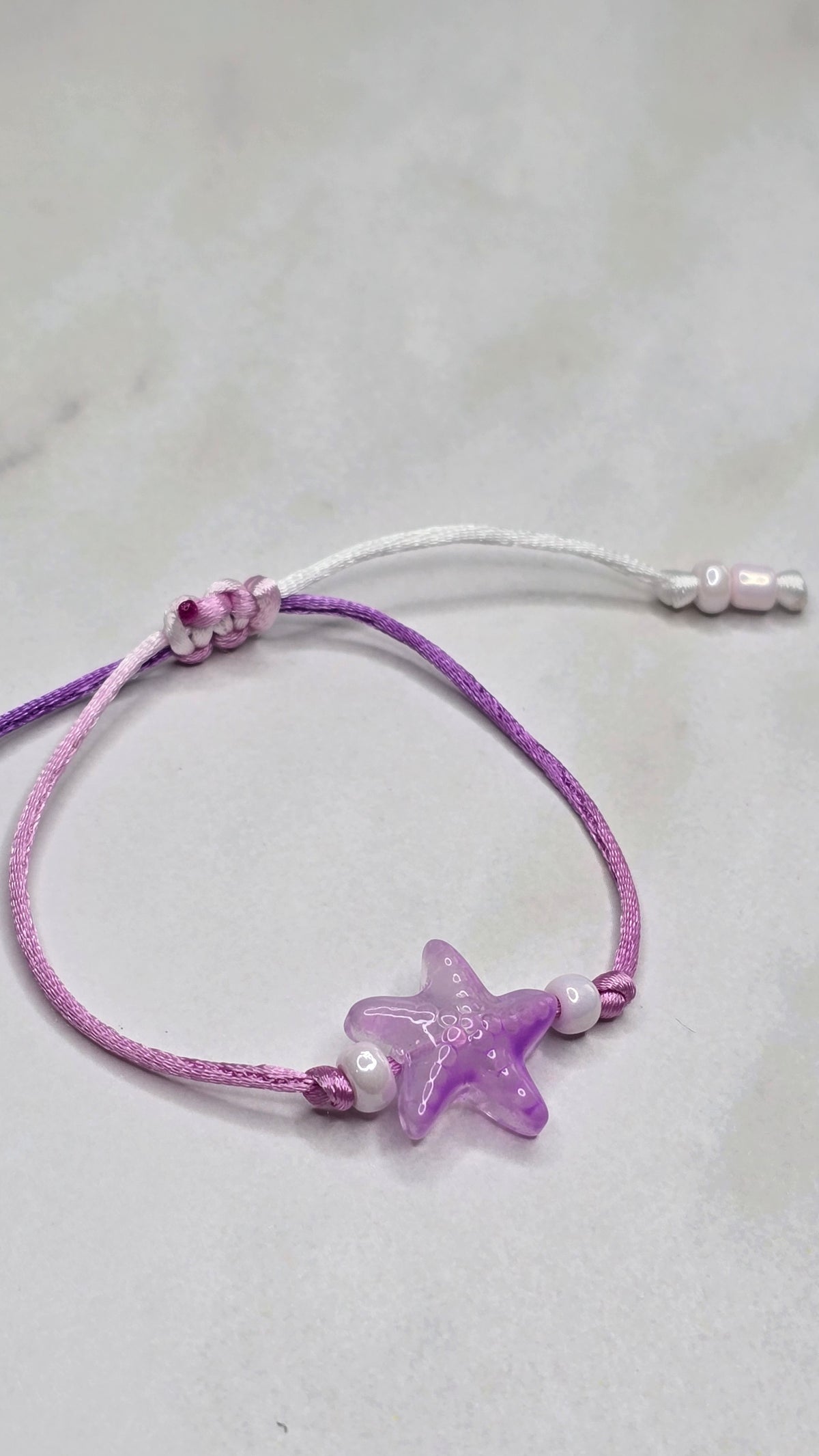 Starfish Adjustable Bracelet for girls • Salty Summer Collection 🏖🐚✨️