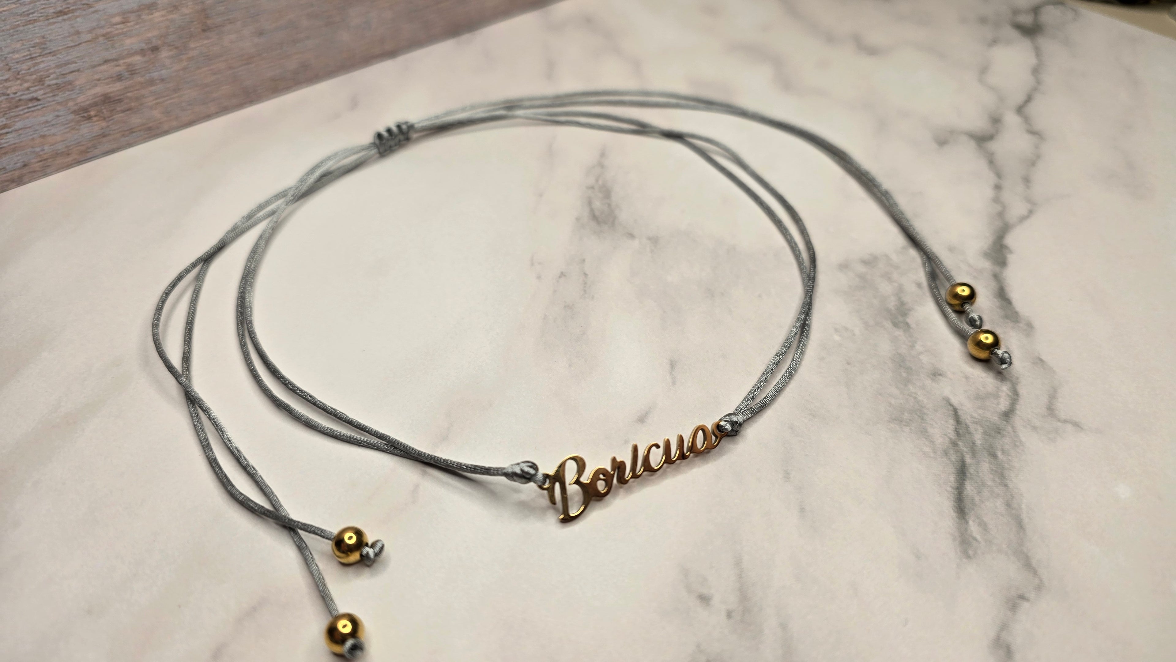 Orgullo Boricua Adjustable Necklace