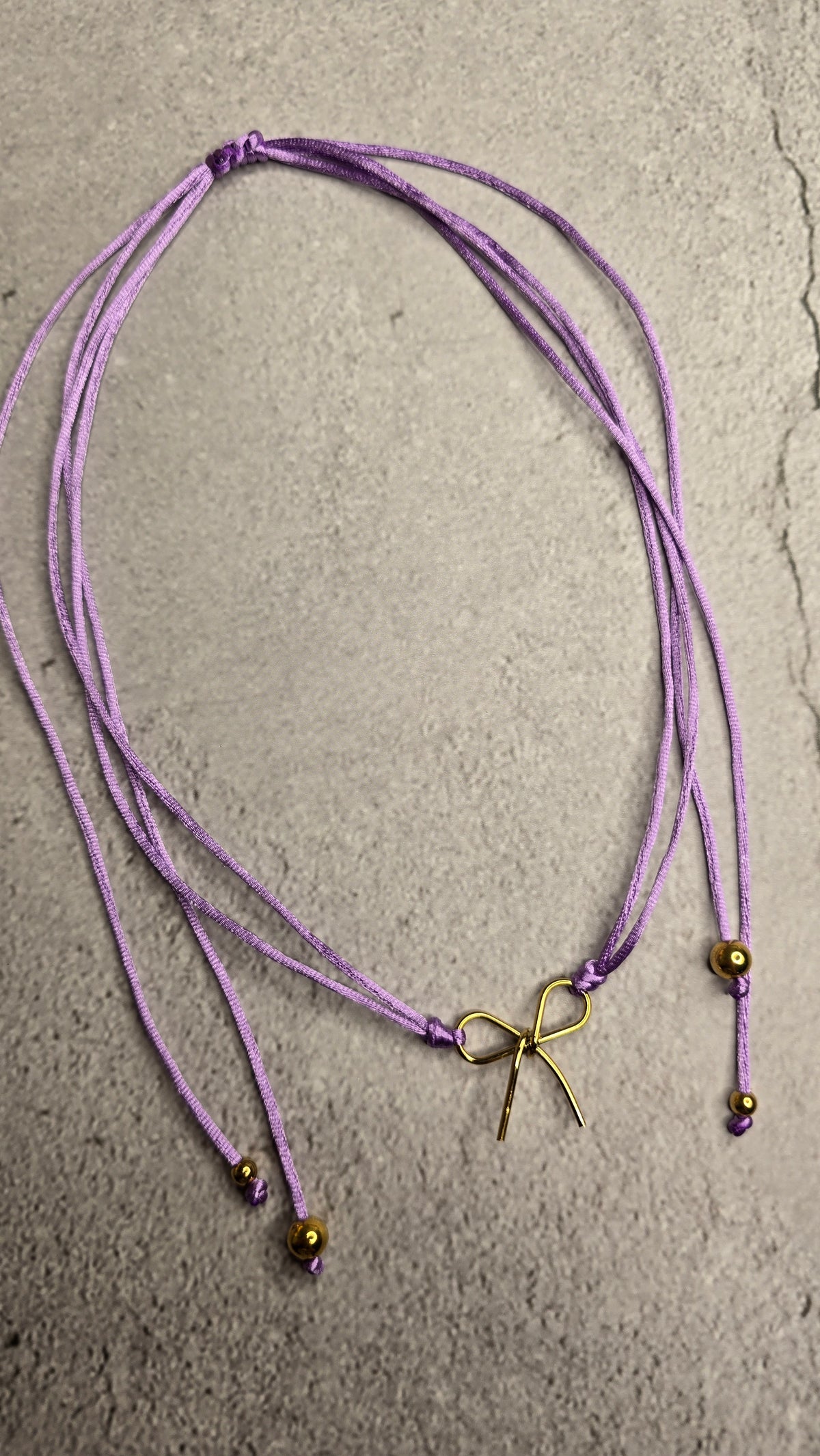 Sweet Bow Adjustable Necklace (varios)