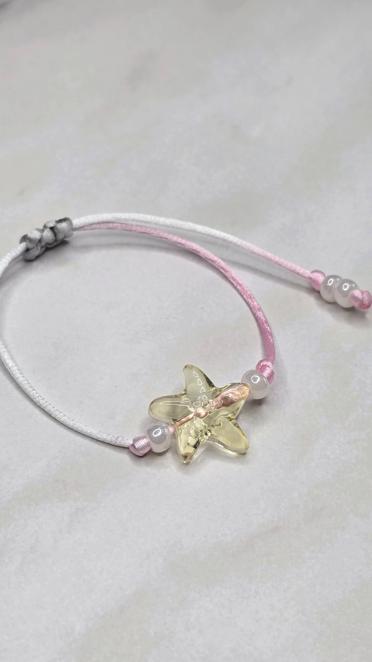 Starfish Adjustable Bracelet for girls • Salty Summer Collection 🏖🐚✨️
